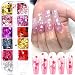 FUMIHIT 3D Heart Nail Glitter Sequins Art Stickers Decals Supplies Flakes Holographic Confetti for Acrylic Nails Designs Makeup DIY Decoration - Image 2