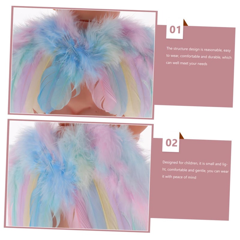 Multi Color Angel Wing Headband For Boys Girls Dress Up Photography Props - Image 4