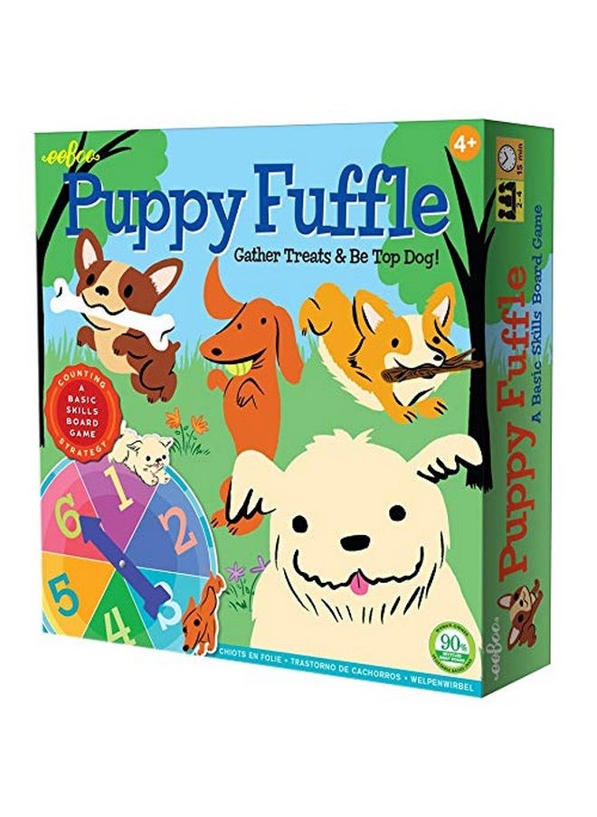 eeboo Puppy Fuffle Board Game Develops Counting Patience And Problem Solving Skills A Basic Skills Board Game Perfect For Ages 4 And Up For 2 To 4 Players  - Image 3