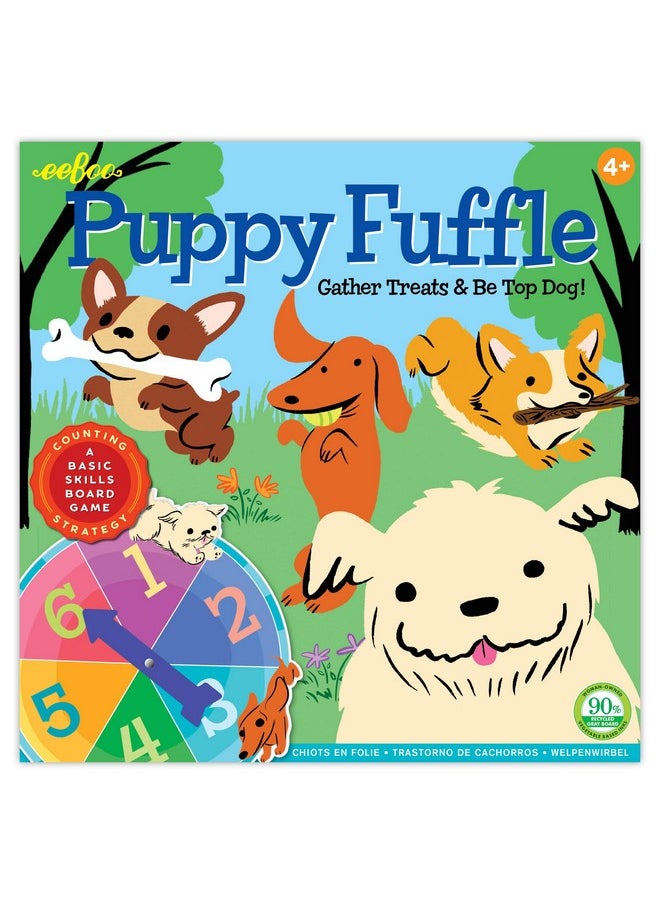 eeboo Puppy Fuffle Board Game Develops Counting Patience And Problem Solving Skills A Basic Skills Board Game Perfect For Ages 4 And Up For 2 To 4 Players  - Image 2