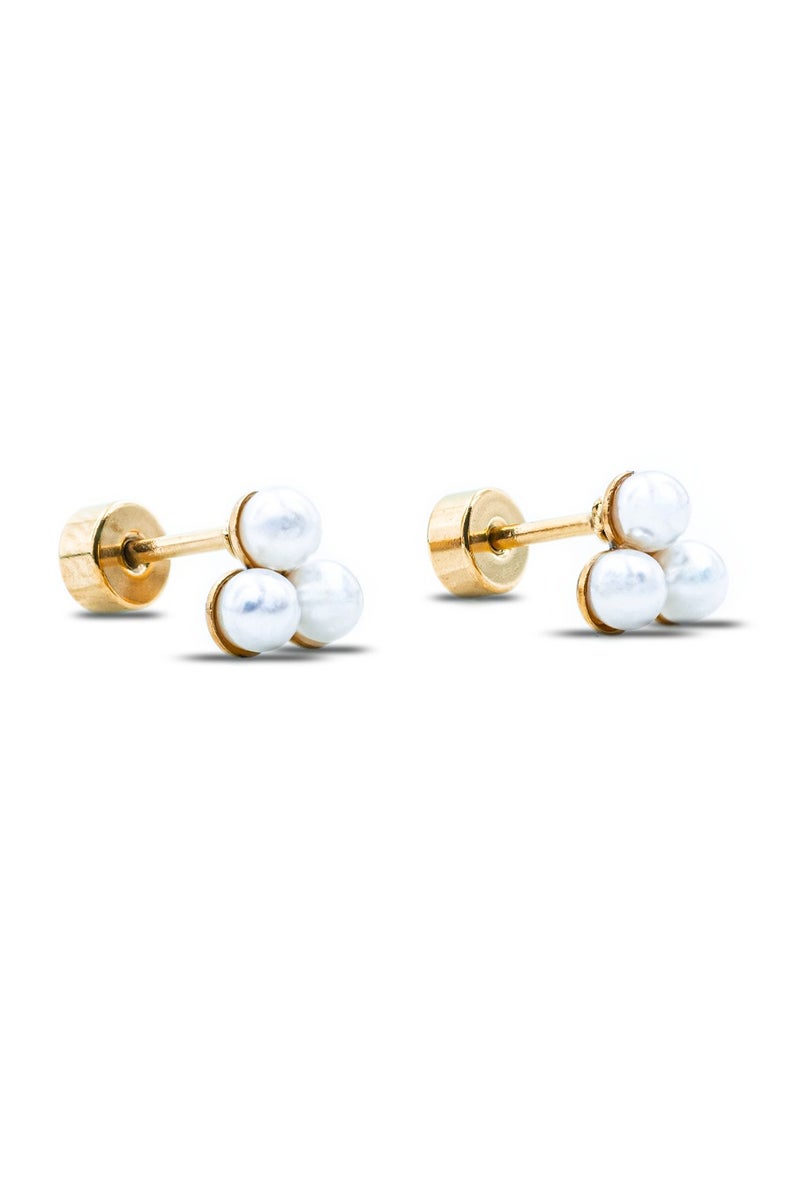C-bo Elegant White Pearl Fashion Earrings - Image 2