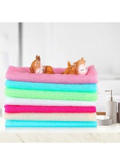 Tatuo 12 Pack 36 Inch Exfoliating Bath Cloth Towel African Net Sponge Extra Long Nylon Korean Bath Towel Japanese Shower Cleaning Sponges for Back Body(12 Color)  - Image 2