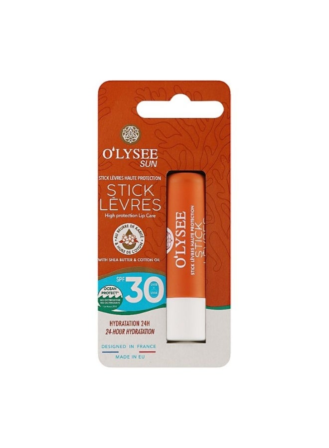 أوليسي مرطب شفاه عالي الحماية SPF 30 | 4.8 غرام – صنع في فرنسا - Image 1
