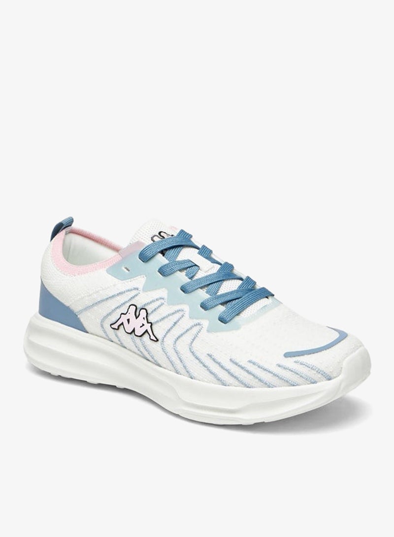 كابا أحذية مشي نسائية بنسيج مزخرف وإغلاق برباط - Image 3