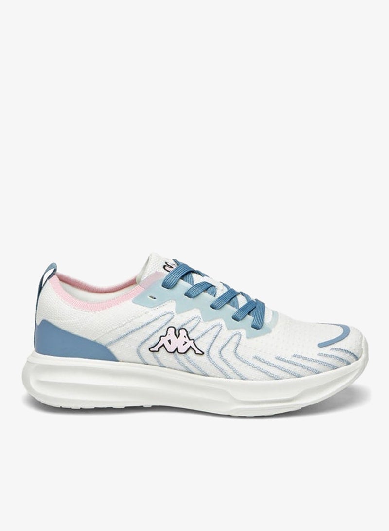 كابا أحذية مشي نسائية بنسيج مزخرف وإغلاق برباط - Image 1