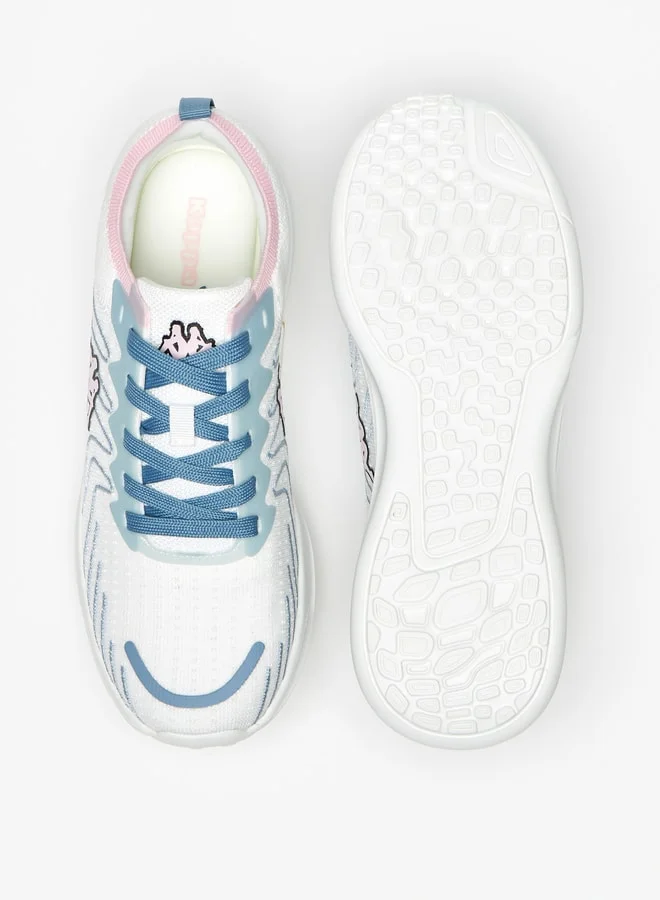 Kappa Women's Textured Walking Shoes with Lace-Up Closure