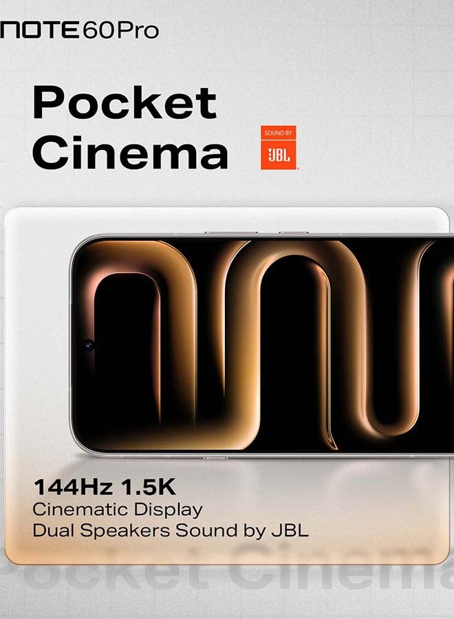 Infinix Note 60 Pro Dual SIM Deep Ocean Blue 12GB RAM 256GB 5G With Free watch +Dry screen Replacement Warranty - Middle East Version - Image 3
