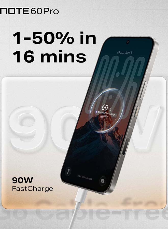 Infinix Note 60 Pro Dual SIM Deep Ocean Blue 12GB RAM 256GB 5G With Free watch +Dry screen Replacement Warranty - Middle East Version - Image 5