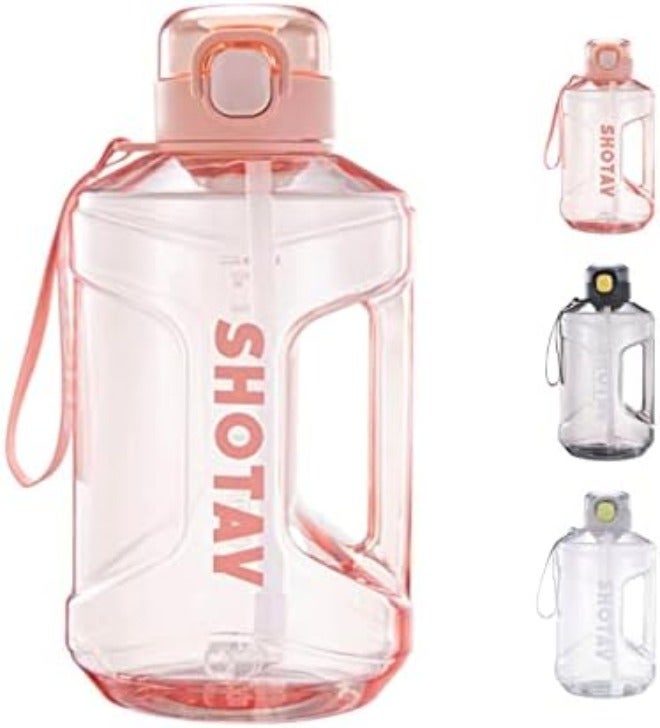 SHOTAY Sports Water Bottles 1L/1.5L/2L With USA Tritan Material 100% BPA Free And Leakproof, Half Gallon Gmy Water bottle for School, Fitness And Outdoor  Sports. - Image 3