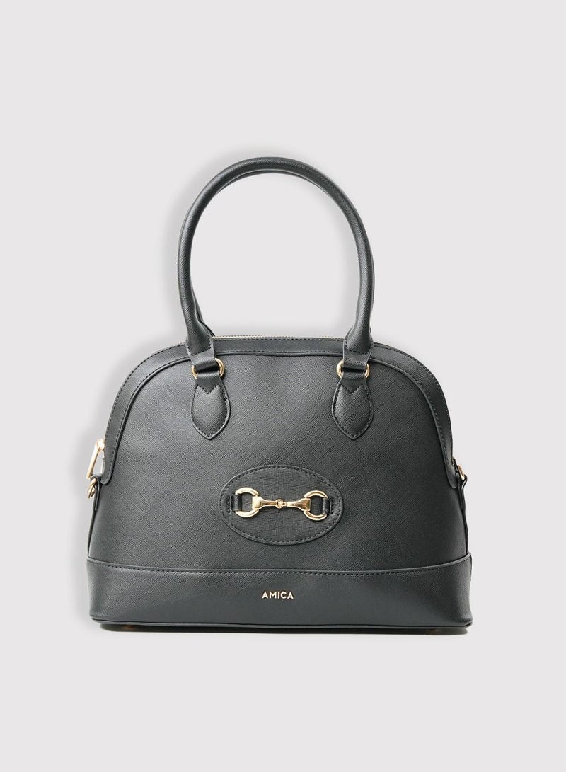 Evita Ladies Handbag- Black