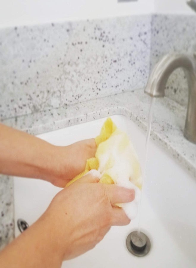 Missamé Nylon Back Towel Scrubber, Bath and Shower Wash Cloth for Smooth Beautiful Skin (1-Pack) - Image 2