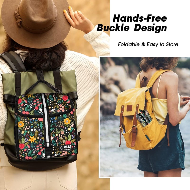 VLM Lunch Box for Women, Insulated Lunch Bag Women with Adjustable Shoulder Strap, Cute Lunch Tote Bag for Work,Picnic,Camping - Image 4