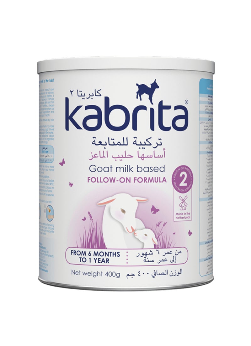 كابريتا تركيبة حليب متابعة للمرحلة 2 تعتمد على حليب الماعز بدون زيت نخيل - Image 1