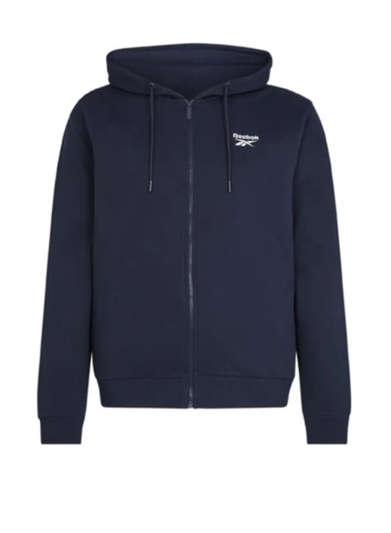 ريبوك Small Logo Zip Through Hoodie