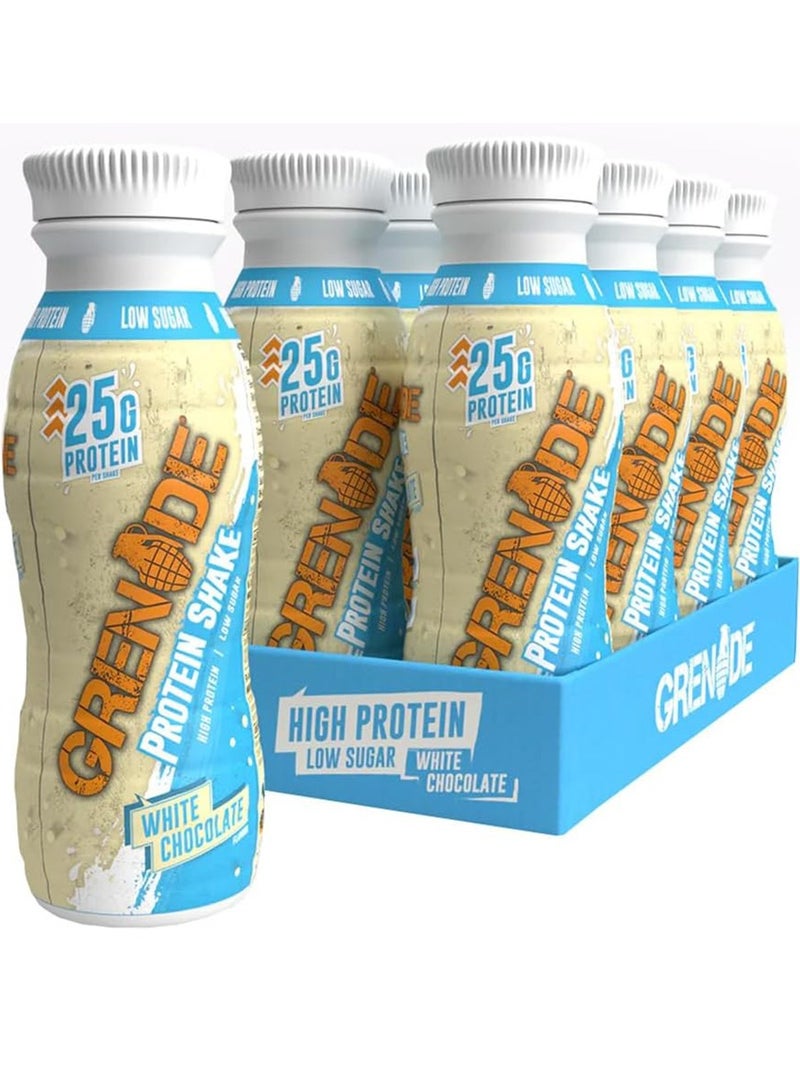 Grenade Protein Shake White Chocolate 8×330ml - Image 1