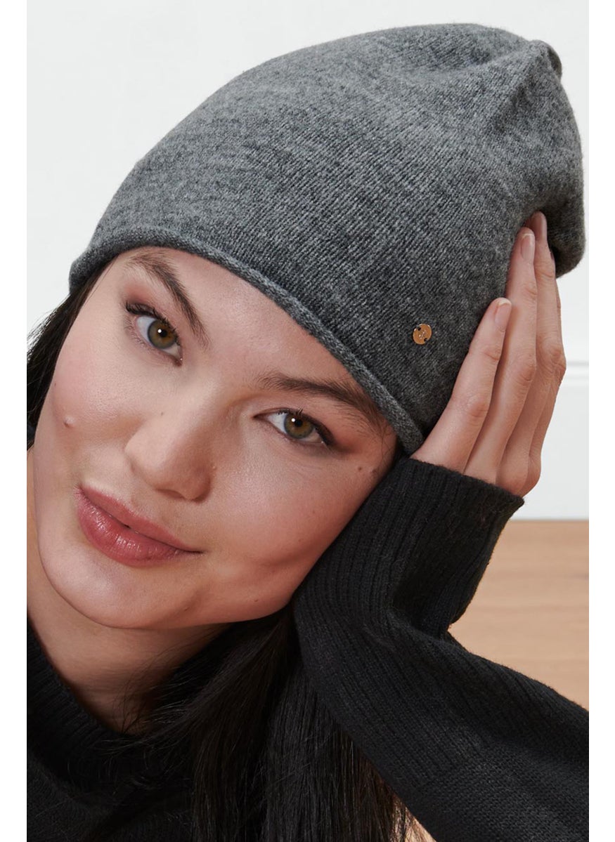 Tchibo Women  Knitted Beanie, Grey  - Image 1