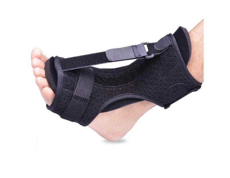 Plantar Fasciitis Night Splint: Breathable Open Design - Adjustable Hook And Loop Straps Foot Brace for Sleep, Heel Pain Relief, Achilles Tendonitis, Foot Drop - Image 1