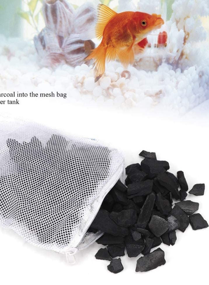 Activated Charcoal Activated Carbon Filter, Aquarium Activated Carbon, Black Bamboo Charcoal, Saltwater, Freshwater - Image 2