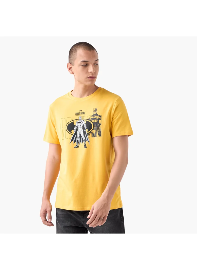 SP Characters Batman Print T-shirt with Crew Neck