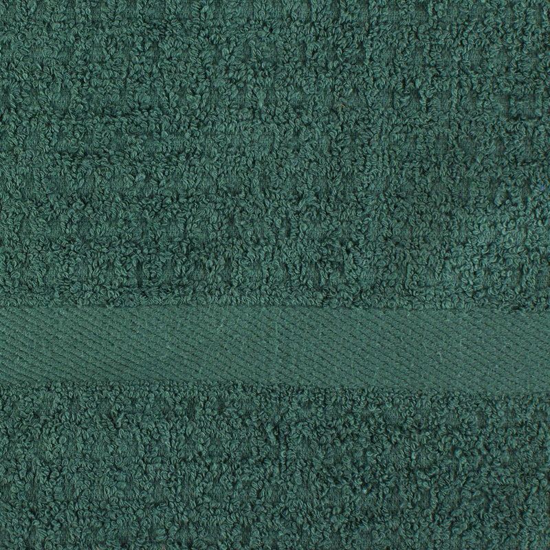 DII Basic Terry Collection Waffle Dishtowel Set  15x26  Solid Dark Green  4 Piece - Image 5