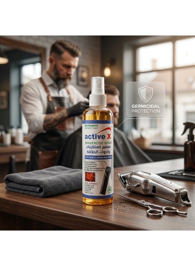 ActiveX ActiveCide Disinfectant Spray 250ml | Professional Instrument Sanitizer for Salon & Barber Tools | Isopropyl Alcohol Hygiene Spray - Image 2