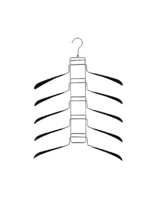 5-Layered Space-Saving Wonder Cloth Hanger Silver and Black MHS2016 - pzsku/ZFF3D792199FF9D8216F0Z/45/_/1702222013/fe29abb2-fc24-4cad-906c-5608797ebd06