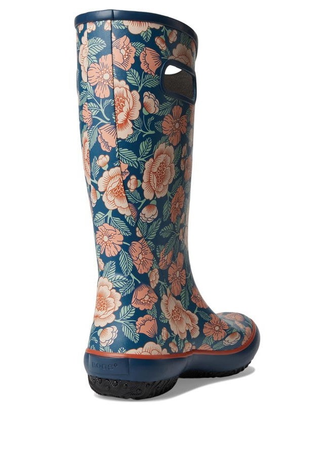 BOGS Women's Rainboot Tapestry Floral Rain Boot, Navy Multi, 6 - Image 5