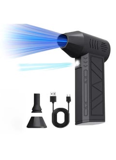 ShebSheb Jet Dry Mini Blower, 130000 RPM Portable Mini Turbo Fans, Super Jet Fan Adjustable Speeds and Rechargeable with Large Battery 5000 mAh  - Image 1
