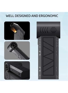 ShebSheb Jet Dry Mini Blower, 130000 RPM Portable Mini Turbo Fans, Super Jet Fan Adjustable Speeds and Rechargeable with Large Battery 5000 mAh  - Image 3