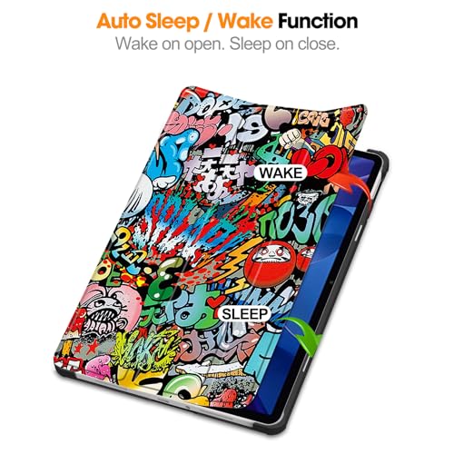 ProElite Cover for Lenovo idea Tab 11 inch 2025 case Cover, Soft Flexible Flip Case Cover for Lenovo idea Tab 11 inch 2025 with Pen Holder [Recoil Series] - Hippy - Image 2