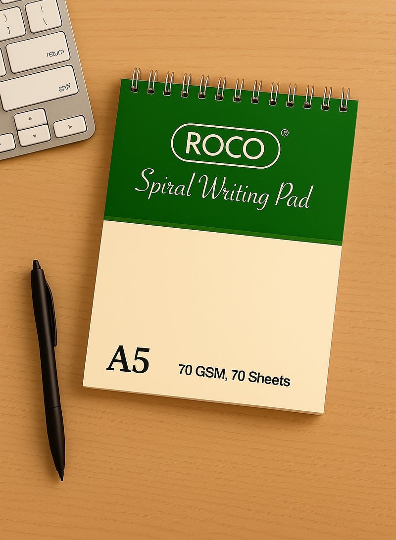ROCO Record Book A5, 70 Sheets, Smooth Writing, Durable, Office, School, Home Use - Image 3