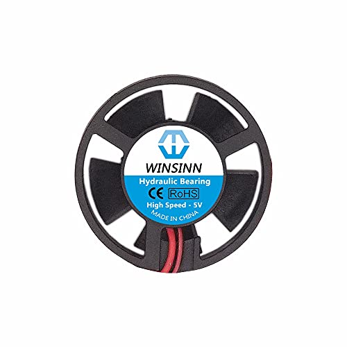 WINSINN 30mm Round Fan Circle 5V, Micro 5 Volt Ring Fans Loop 3010 Hydraulic Bearing, Brushless Cooling 31.5x10mm 2PIN (Pack of 5Pcs) - Image 3