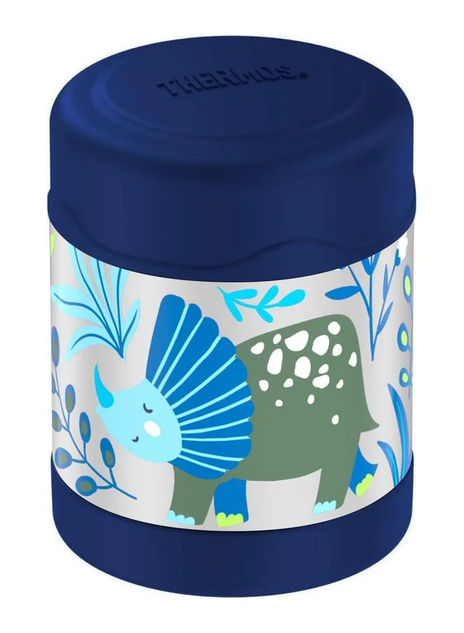ترموس حافظة طعام ستانلس ستيل للأطفال - ديناصور - ٢٩٠ مل