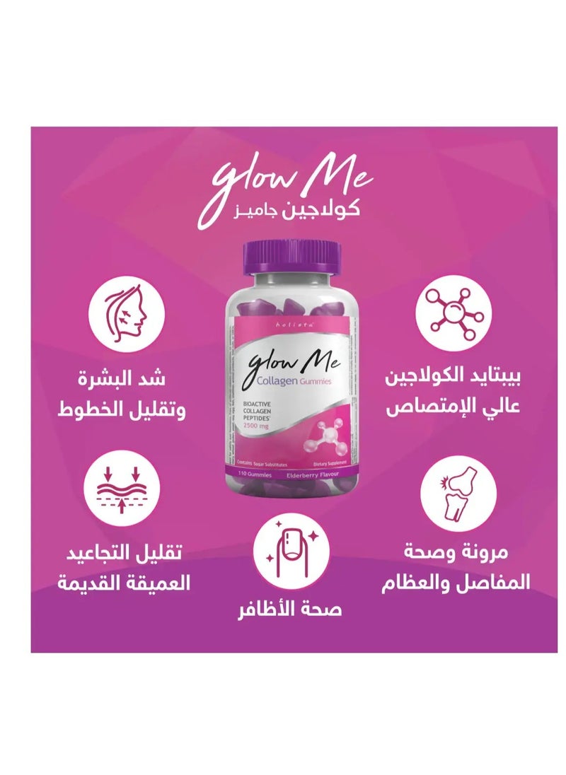 Holista - Holista Glow Me Collagen 2500 mg 110 gummies - Image 1
