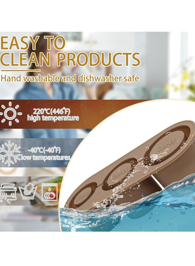Y&D Ice Cube Tray For Cup Silicone Ice Cube Maker With Lid For 40Oz Tumbler For Chilling Whiskey Cocktails Drinks Coffee Easy Fill And Release Ice Maker BPA Free - Image 3