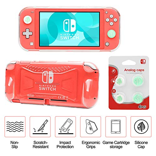 WDZREE Switch Lite Accessories Bundle, Kit with Carrying Case,TPU Case Cover with Screen Protector,Charging Dock,Playstand, Game Case, USB Cable, Stylus,Thumb Grip Caps for Nintendo Switch Lite - Image 5