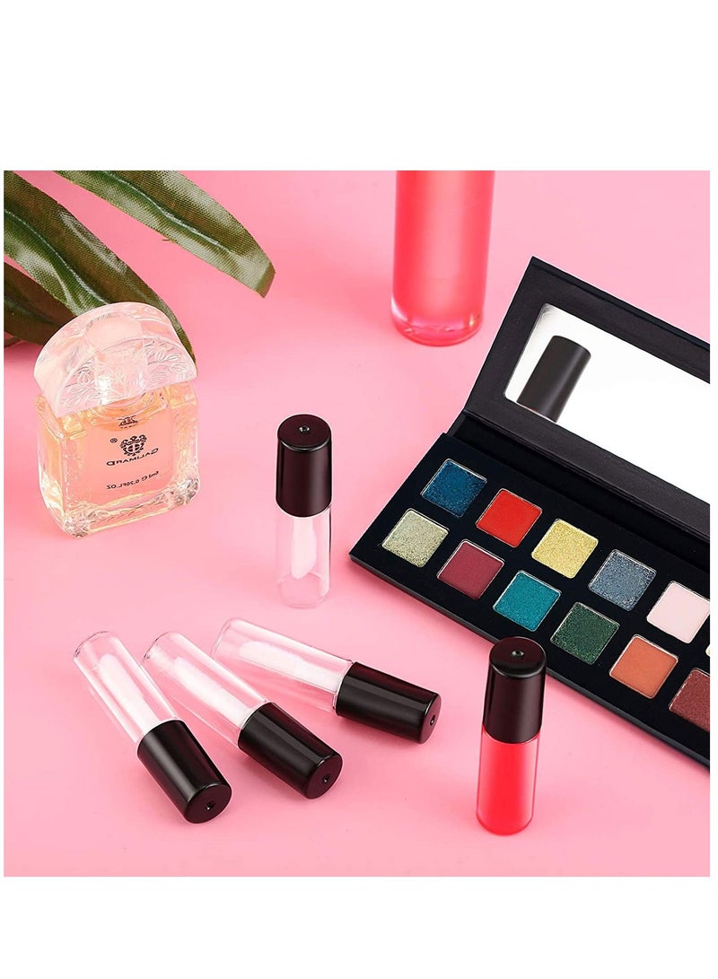 Excefore Lip Gloss Tubes Containers 100PACK 1.2ML Clear Empty Refillable Balm Bottle Reusable Mini Lipstick for Samples Travel Split Charging DIY Makeup - Image 2