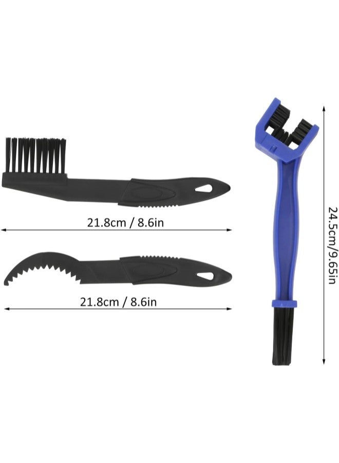 klarako 4pcs Bicycle Chain Cleaner Kit Portable Bike Chain Scrubber Cleaning Brush Tool Set - Image 2