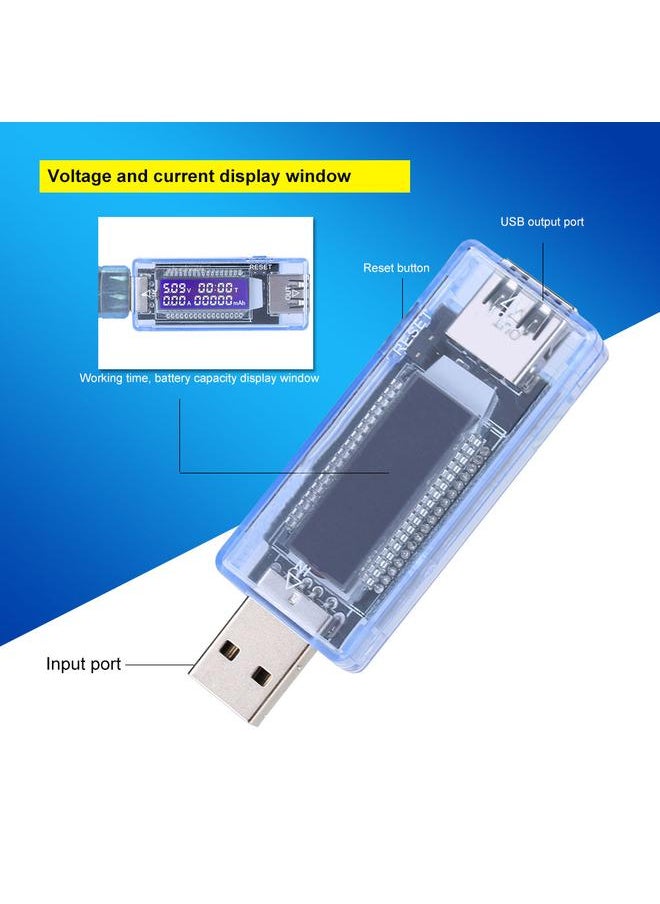 Thoraya KWS-V20 USB Current and Voltage Charger Current Voltage Tester Meter Voltage Current Detector  - Image 3