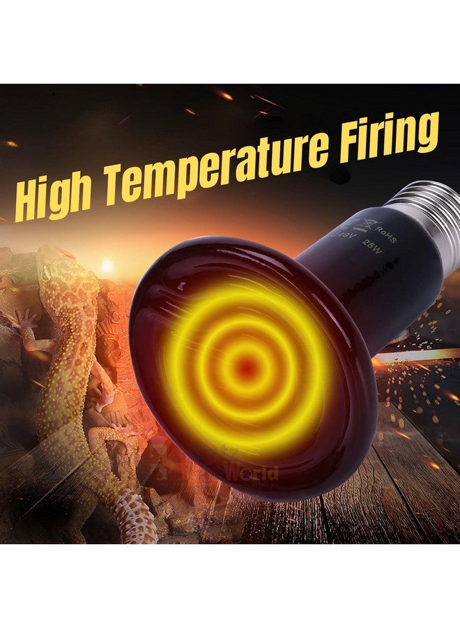 VAYINATO® 100 Watts Infrared Ceramic Heat Emitter Reptile Heat Lamp for Pet Lizard Turtle Aquarium Snake, No Harm No Light, Black by Petzlifeworld - Image 2