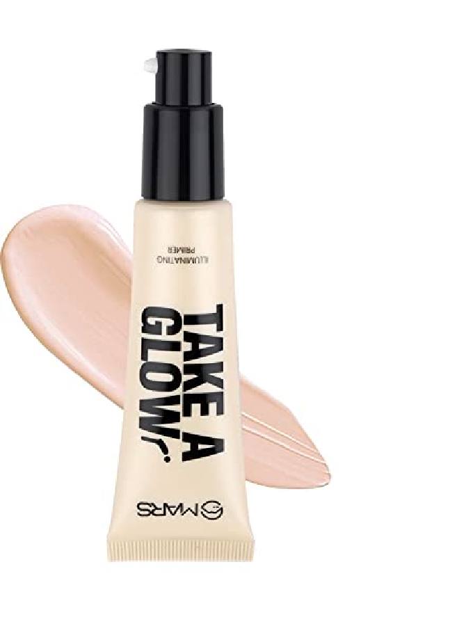Mars برايمر هايلايتر مضيء يدوم طويلاً من Take A Glow بسعة 30 مل (ضوء القمر) - Image 2