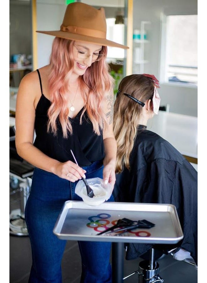 Framar Family Hair Color Brush Set - Hair Dye Brush Kit, Hair Coloring Brushes For Hair Stylist, Tint Brushes for Hair Color, Tapered Edges For Precision – 3 Pack Black - Image 2