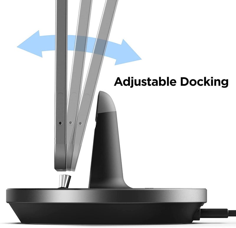 Encased iPhone Charger Dock, Fast Charge Desktop Charging Stand (case Compatible) DockMate² MFI Certified Lightning Charger (Fully Adjustable Design) - Image 4