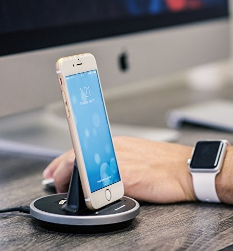 Encased iPhone Charger Dock, Fast Charge Desktop Charging Stand (case Compatible) DockMate² MFI Certified Lightning Charger (Fully Adjustable Design) - Image 2