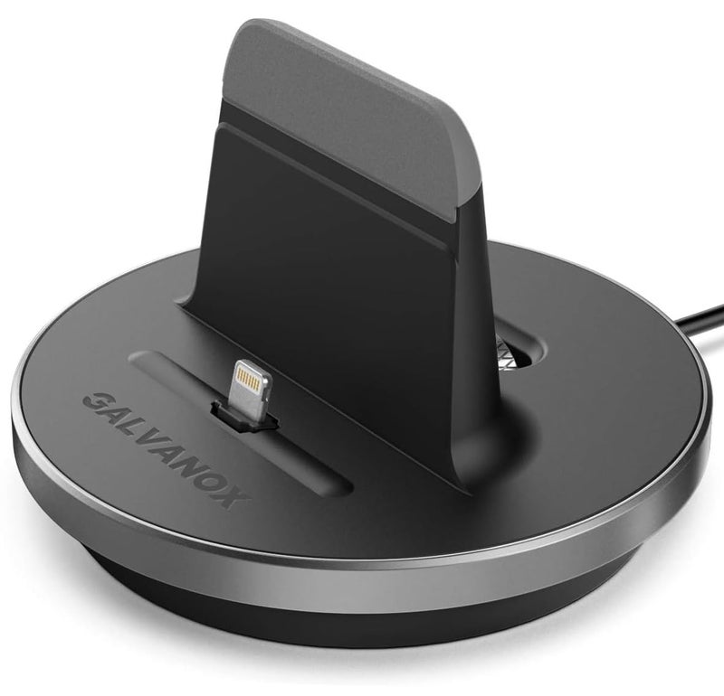 Encased iPhone Charger Dock, Fast Charge Desktop Charging Stand (case Compatible) DockMate² MFI Certified Lightning Charger (Fully Adjustable Design) - Image 1