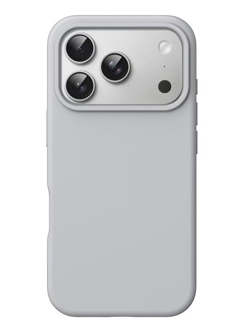 general Bortony Slim Fit Liquid Silicone Case for iPhone 17 Pro Max (6.9") - Shockproof Protective Cover with Soft Microfiber Lining & Camera Control Support - Grey - Image 1