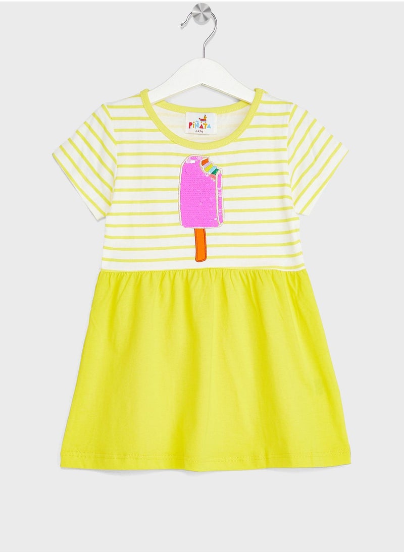 Pinata - Girls Casual Printed Dress - Image 1