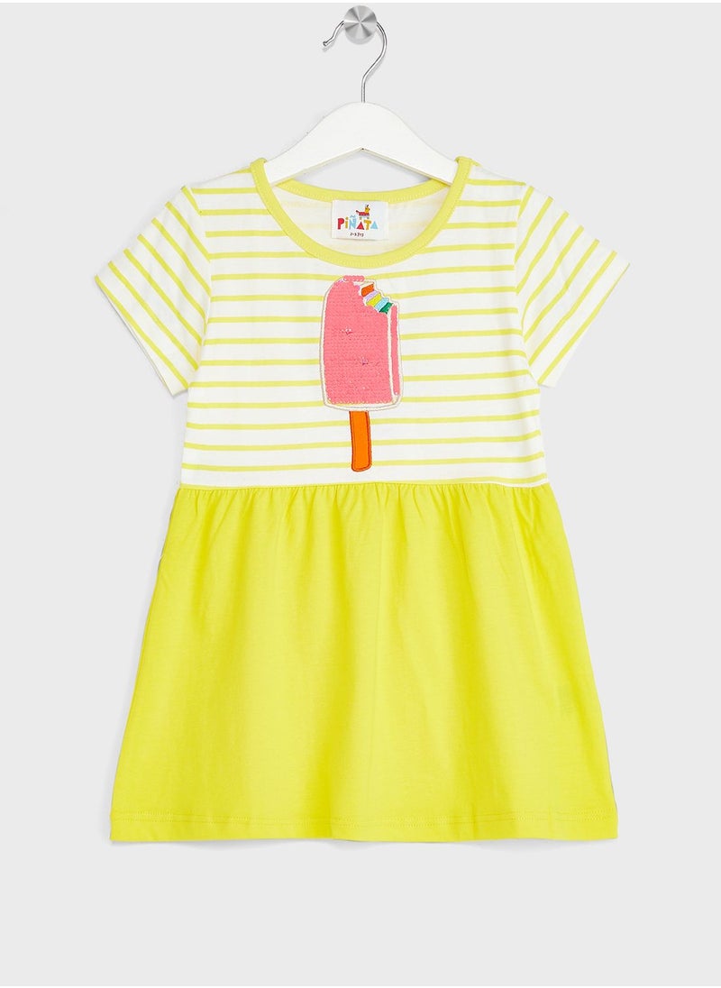 Pinata - Girls Casual Printed Dress - Image 1