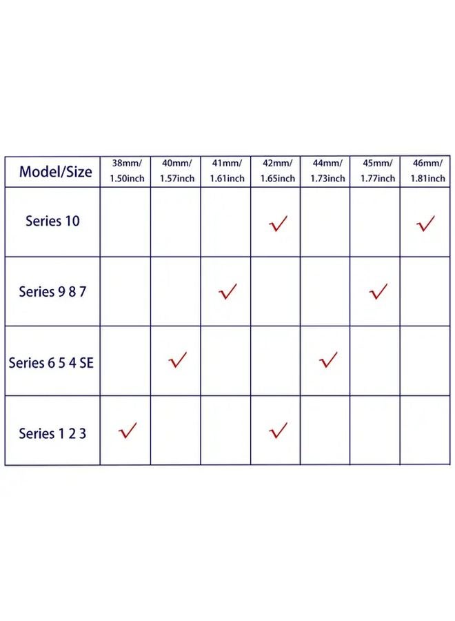 حزام راتنج الزهر الأسود لساعة أبل سلسلة 10 و9 و8 و7 وSE و6 و5 و4 و3 و2 و1 بمقاس 38 و40 و41 و42 ملم - Image 3