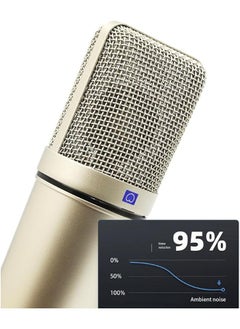 General Condenser Microphone Professional 48V Dedicated Large Diaphragm Full Metal Microphone Studio Microphone for Recording Podcasts, Voice Streaming, Home Recording Studio  - Image 2